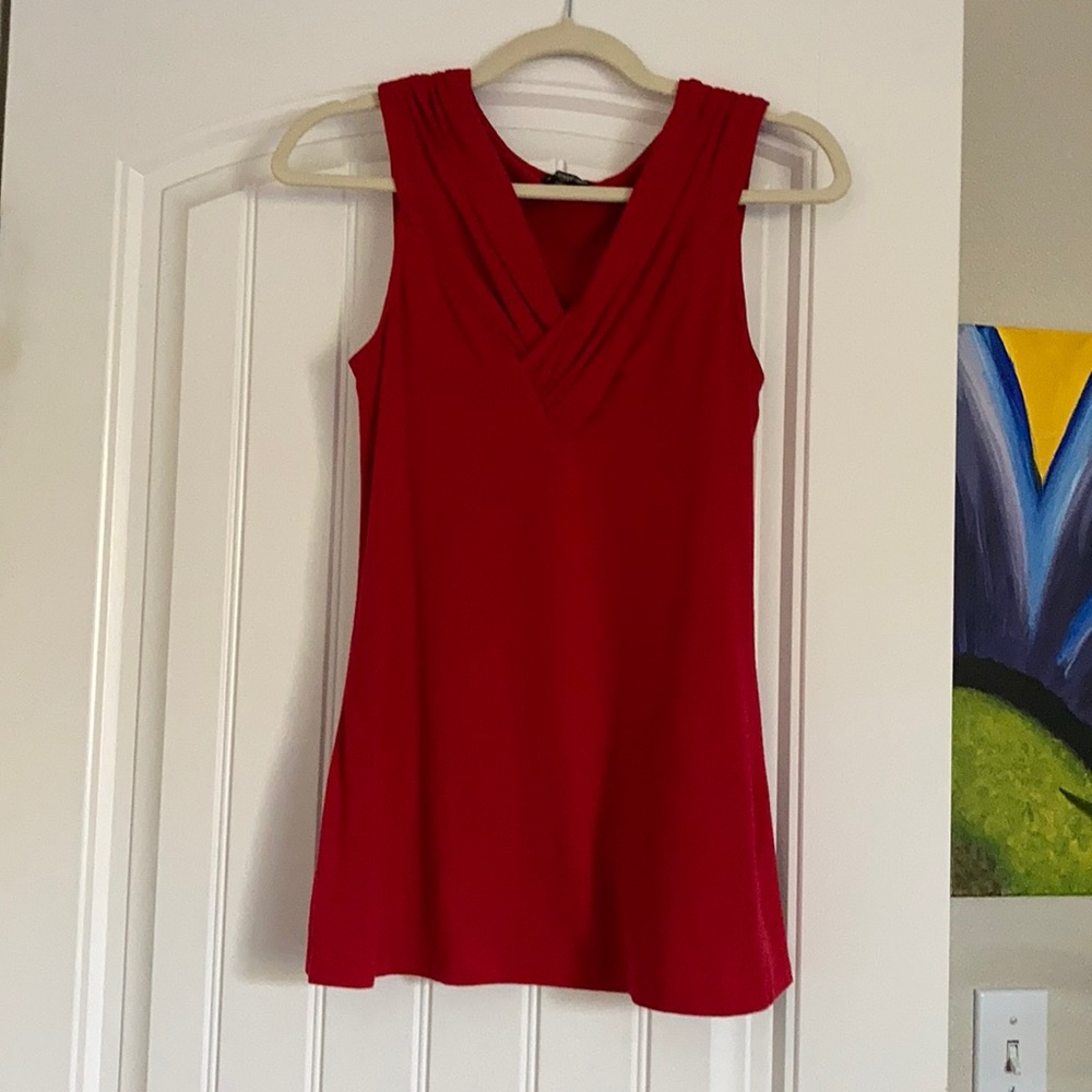 Express red tank top